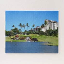 Landschaftlicher Hawaiianischer Golfplatz Jigsaw P