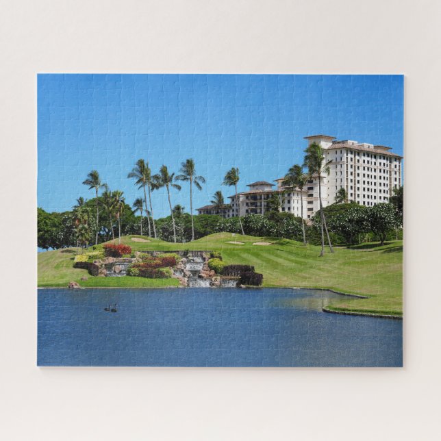 Landschaftlicher Hawaiianischer Golfplatz Jigsaw P (Horizontal)
