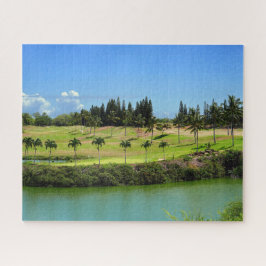 Landschaftlicher Hawaiianischer Golfplatz Jigsaw P