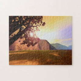 Landschaftlicher Herbstbaum