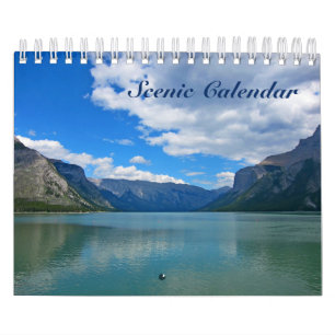 Landschaftlicher Kalender 2018 Rocky Mountains