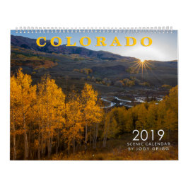 Landschaftlicher Kalender 2019 COLORADOS