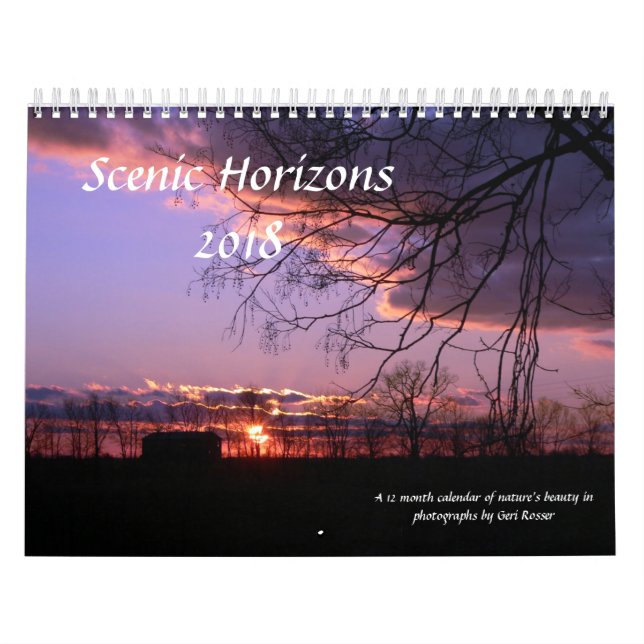 Landschaftlicher Kalender der Horizont-2018 (Titelbild)