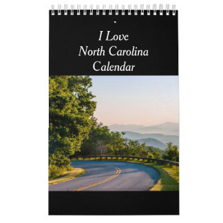 Landschaftlicher Kalender Nord-Carolina