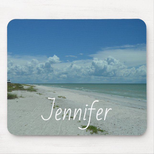 Landschaftlicher Name für das Foto Tropical Beach  Mousepad (Vorne)