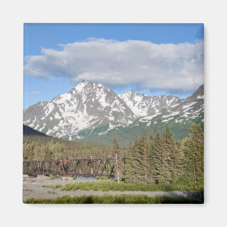 Landschaftlicher Seward Highway Chugach National F Magnet