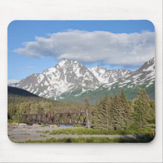 Landschaftlicher Seward Highway Chugach National F Mousepad