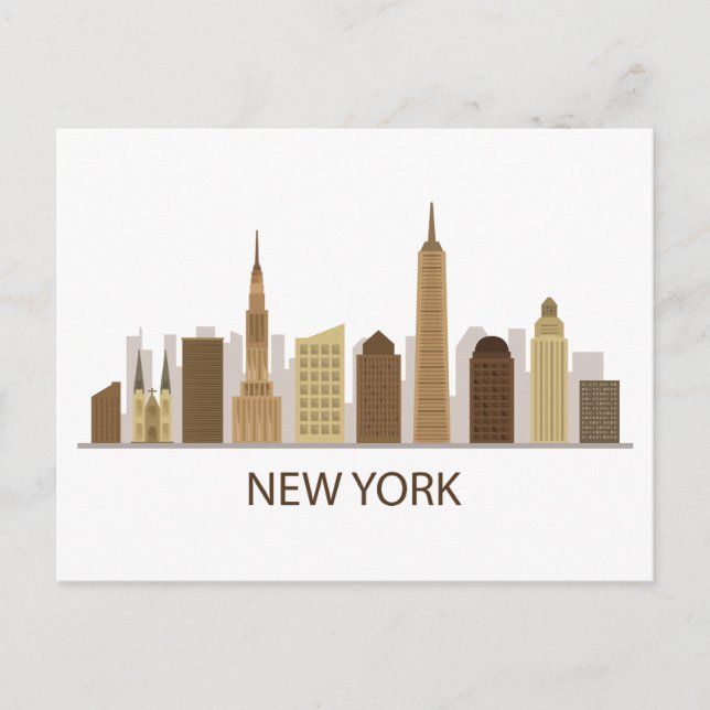 Landschaftlicher Stadtblick | New York City, New Y Postkarte (Vorderseite)