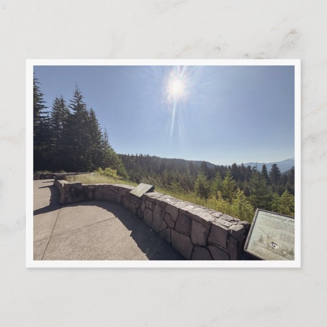 Landschaftlicher Standpunkt Postkarte (Vorderseite)