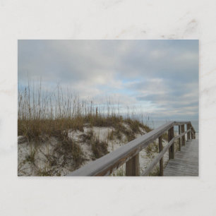 Landschaftlicher Strandspaziergang Landschaftsfoto Postkarte