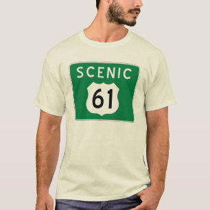Landschaftlicher T - Shirt der Landstraße 61