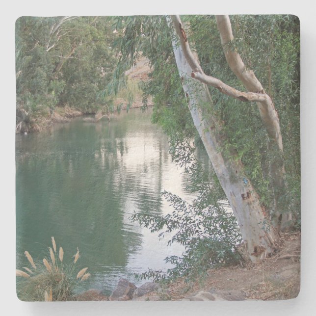 Landschaftlicher Untersetzer am Jordan River Squar (Vorderseite)