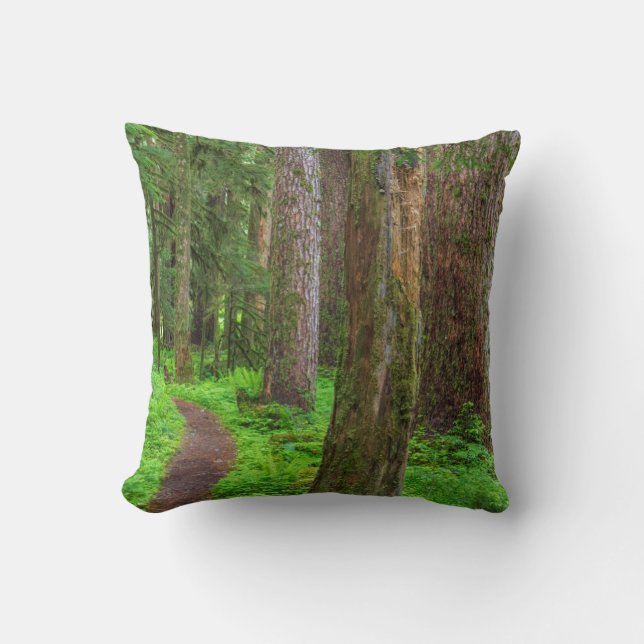 Landschaftlicher Wald Kissen (Vorderseite)