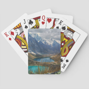 Landschaftliches Alpengebirge Foto Spielkarten