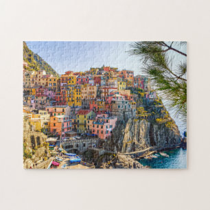 Landschaftliches Dorf, Cinque Terre, Ligurien, Ita