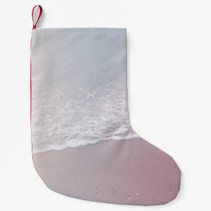 Landschaftliches Foto am Meer Kleiner Weihnachtsstrumpf
