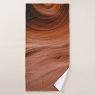 Landschaftliches Foto eines braunen Sanddesserts Badehandtuch