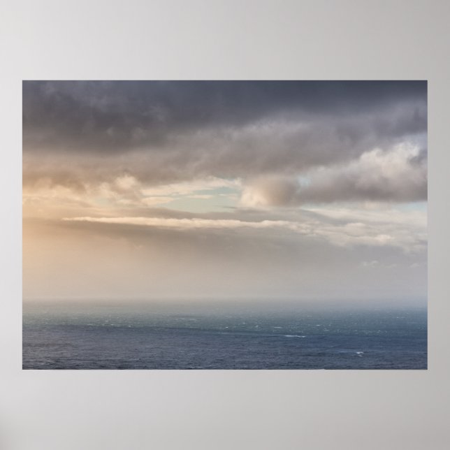 Landschaftliches Foto für den Arktischen Ozean Poster (Vorne)
