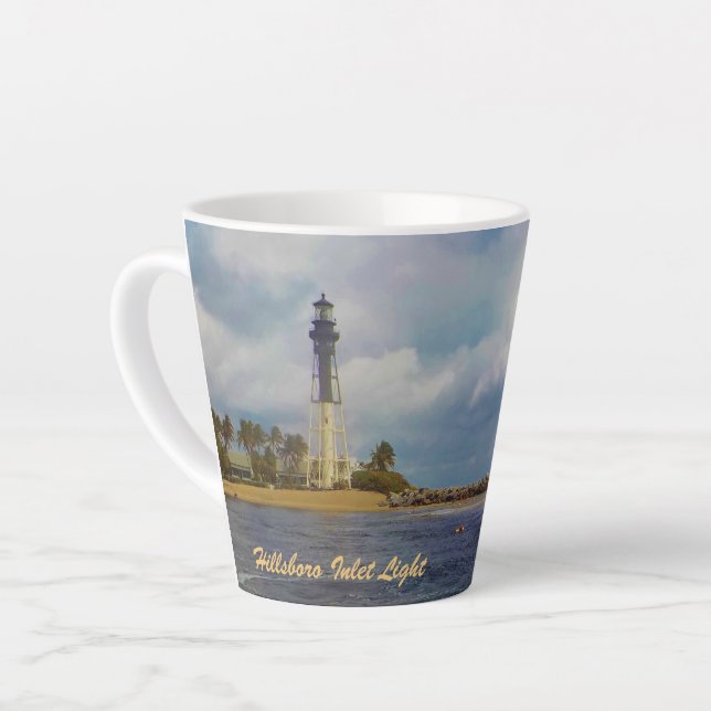 Landschaftliches Hillsboro Inlet Light Milchtasse (Linke Ecke)