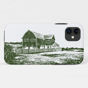 Landschaftliches Landschaftsbauernhaus im Landhaus Case-Mate iPhone Hülle