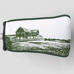 Landschaftliches Landschaftsbauernhaus im Landhaus Golf Headcover