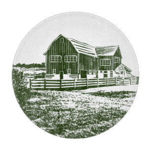 Landschaftliches Landschaftsbauernhaus im Landhaus Schneidebrett