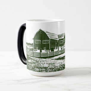 Landschaftliches Landschaftsbauernhaus im Landhaus Verwandlungstasse