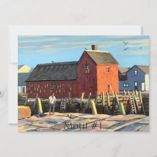 Landschaftliches Motiv #1 Rockport Fishing Shack (Vorderseite)
