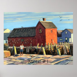 Landschaftliches Motiv #1 Rockport Fishing Shack Poster