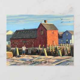 Landschaftliches Motiv #1 Rockport Fishing Shack Postkarte