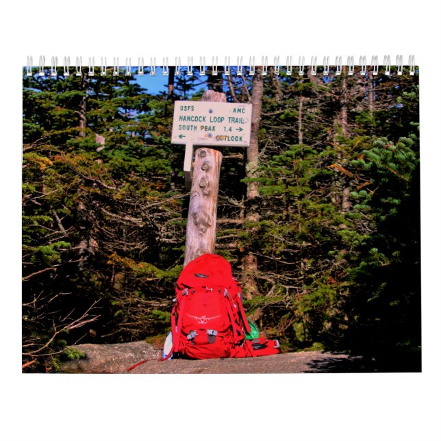 Landschaftliches Neu-England Kalender (Rückseite)