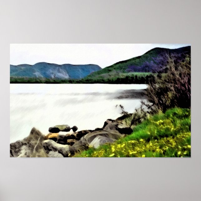 Landschaftliches Neufundland Canvas Print Poster (Vorne)