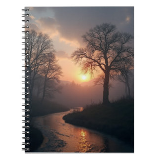 Landschaftliches Notebook Notizblock