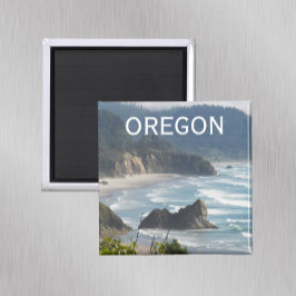 Landschaftliches Oregon Coastline Foto Magnet