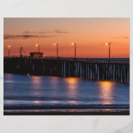 Landschaftliches Pismo Beach Sunset Scrapbook