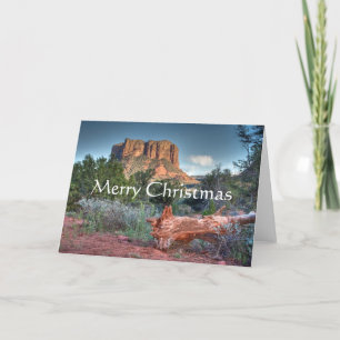 Landschaftliches Sedona, frohe Weihnachten