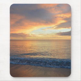 Landschaftliches Tropical Beach Sunset Modernes Na Mousepad