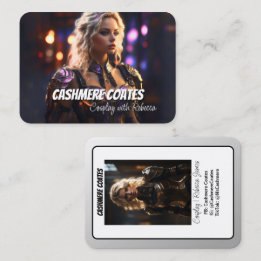Landschafts-Minimalist-Coscards | Cosplay-Charakte Visitenkarte