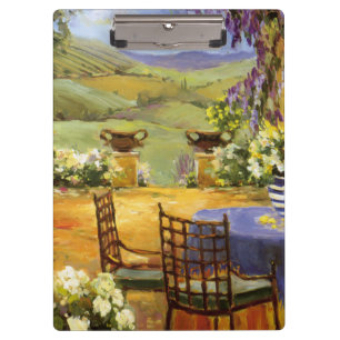 Landschafts-Terrasse Klemmbrett