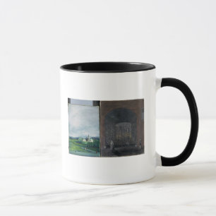 Landschafts- und Straßenszene Tasse