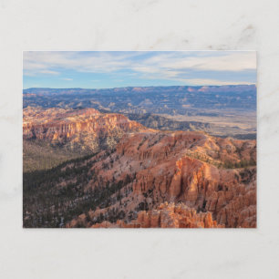 Landschaftsansicht des Bryce Canyon Nationalparks Postkarte