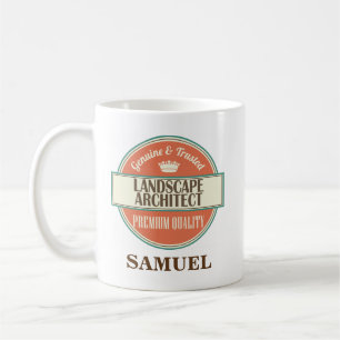 Landschaftsarchitekt-personalisiertes Kaffeetasse
