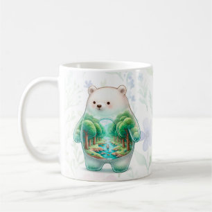 Landschaftsbär / KaninchenDreamscape Kaffeetasse
