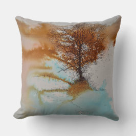 Landschaftsbaum Kunst Kissen