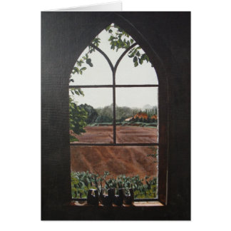 Landschaftsbild aus Kirchenfenster