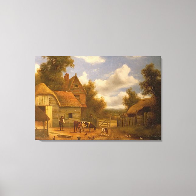 Landschaftsbild Leinwanddruck (Vorderseite)