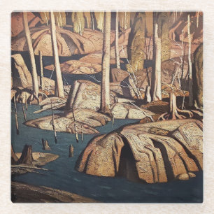 Landschaftsbild von AJ Casson Glasuntersetzer