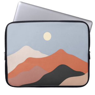Landschaftsbilder Mitte des Jahrhunderts, minimali Laptopschutzhülle
