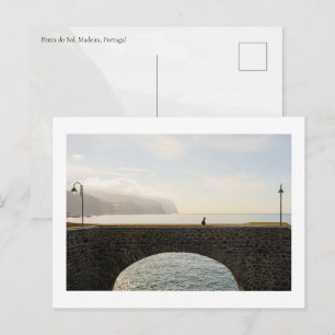 Landschaftsbrücke in Ponta do Sol, Madeira Postkarte