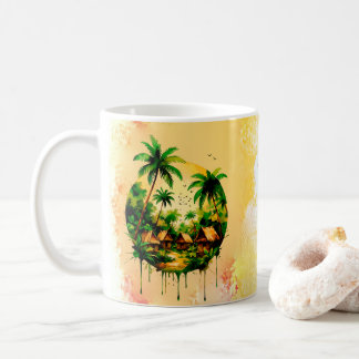 Landschaftsfarbe Kaffeetasse